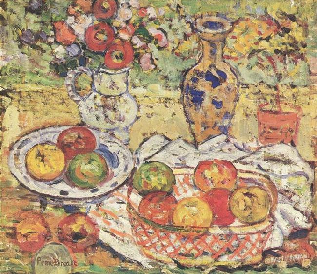 Maurice Prendergast Still Life w Apples Spain oil painting art